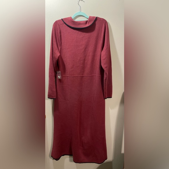 ELOQUII Ribbed Sweater Dress with Collar, Size 14/16, NWOT - Picture 7 of 7